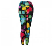 PRINTED LEGGINGS-SQUARES