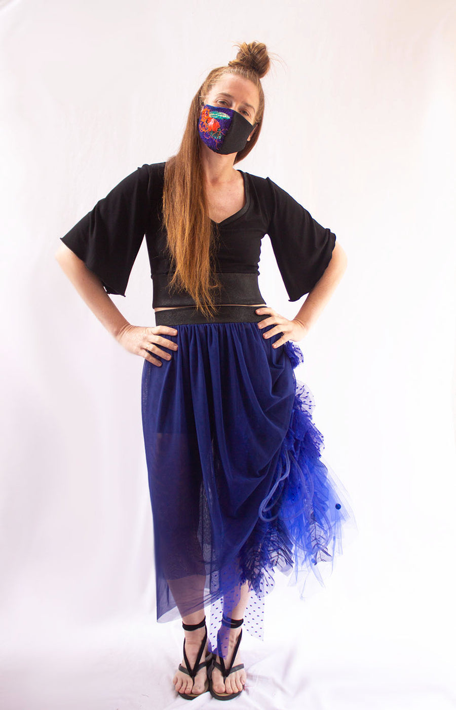 UNSTRUCTURED BLUE Petticoat