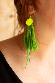 BOUCLE D'OREILLE VERTE 1-3